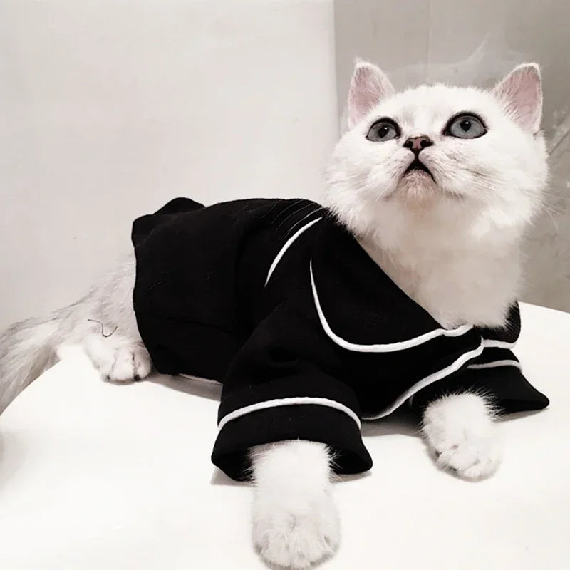 Christmas Pet Cat Costume Clothes for Cats Winter Kedi Katten Sphynx Sweatshirt Hoodie Suit Mascotas Clothing Ropa Para Gato