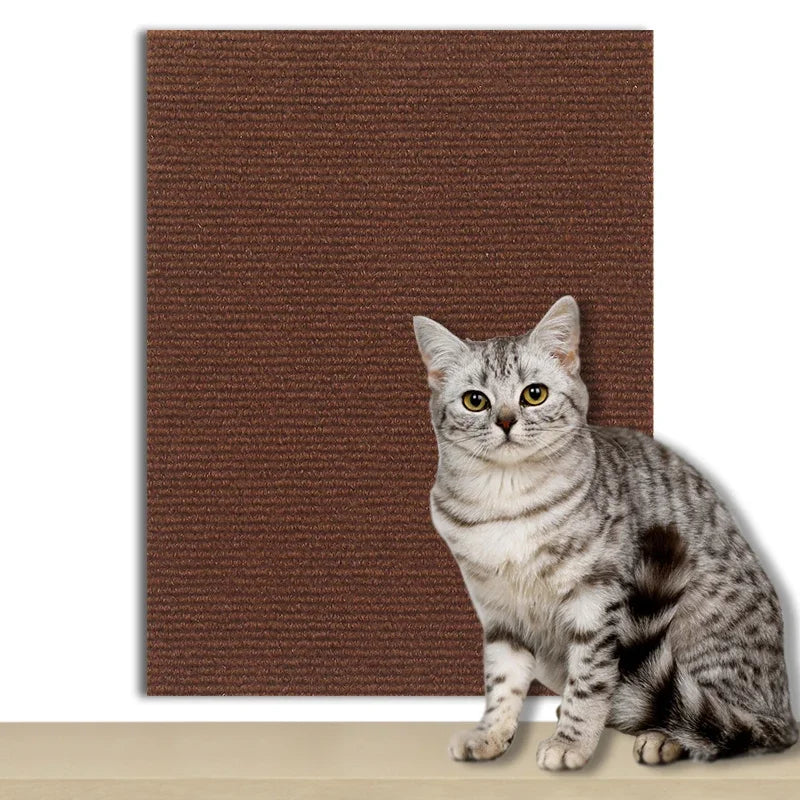 Self-Adhesive Carpet Cats Scratch Board Wall Anti Cat Scratch Sofa Diy Cats Scratch Board Sofa Protection Paws Sharpen Trimmable