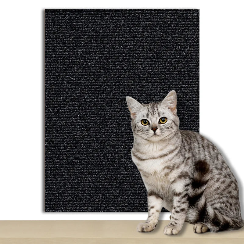 Self-Adhesive Carpet Cats Scratch Board Wall Anti Cat Scratch Sofa Diy Cats Scratch Board Sofa Protection Paws Sharpen Trimmable