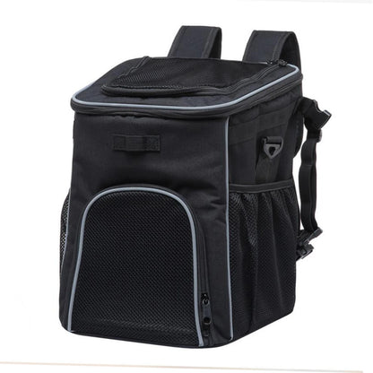 Dog Bike Basket Bag Ventilated Pet Carrier Backpack Portable Bag For Outdoor Cycling Pet Outdoor Car Carrying Pet Bag