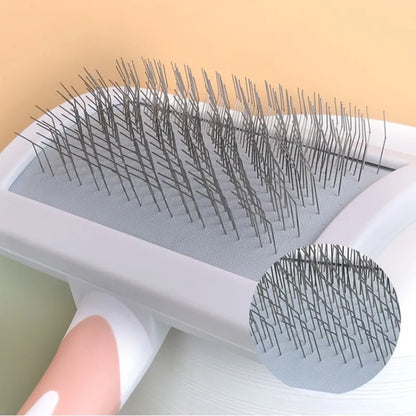 Cat Brush Self Cleaning Slicker Dog Brush Removes Loose Hair Mats Tangles Comb Soft Dog Puppy Pet Grooming Tool Cat Accessories