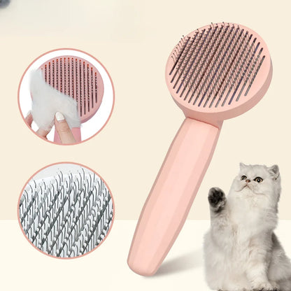 Cat Hair Cleaning Dematting Brush Comb Dog Hair Removal Brush Cat Grooming Tool Dog Hair Shedding Trimmer Needle Comb