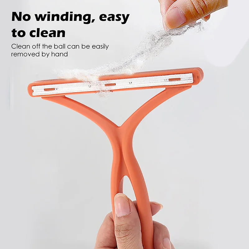 Silicone Double Sided Pet Hair Remover Lint Remover Clean Tool Shaver Sweater Cleaner Fabric Shaver Scraper For Clothes Carpet