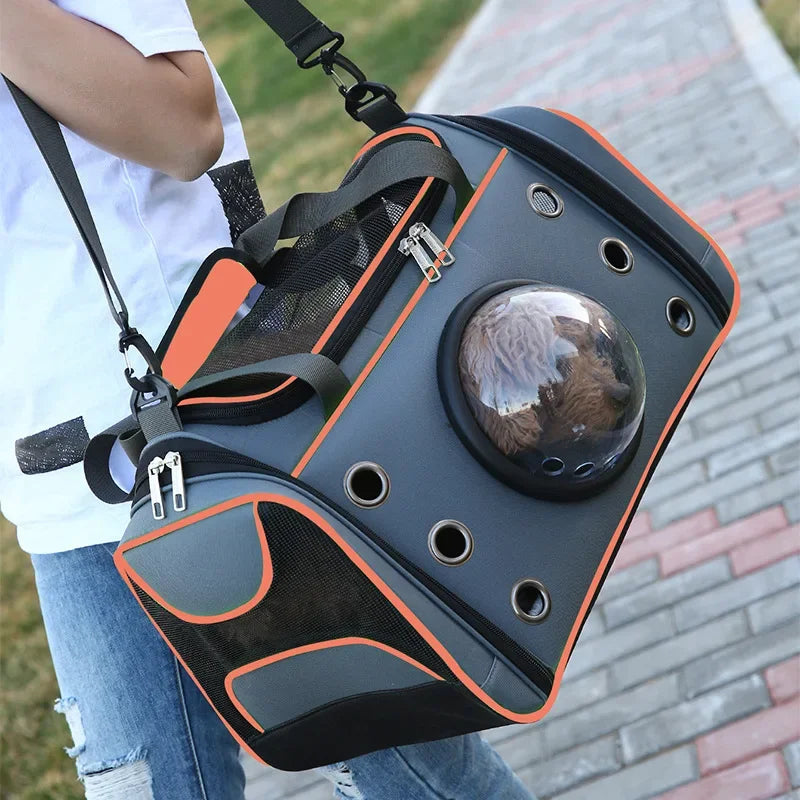 Dog Carrier Bag Pet Outing Portable Cat Dogs Handbag Crossbody Bag Breathable Large Capacity Cats Small Pet Dogs Slings Backpack