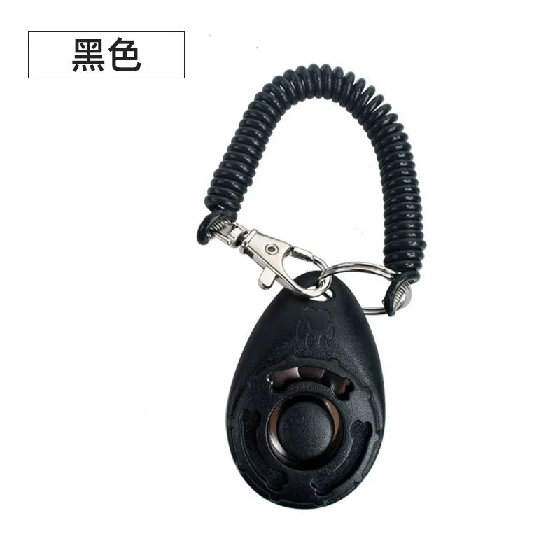 1Pcs Training Clicker Various Style Pet Cat Dog Click Trainer Aid Adjustable WristStrap Sound Key Chain Dog Repeller Pet Product