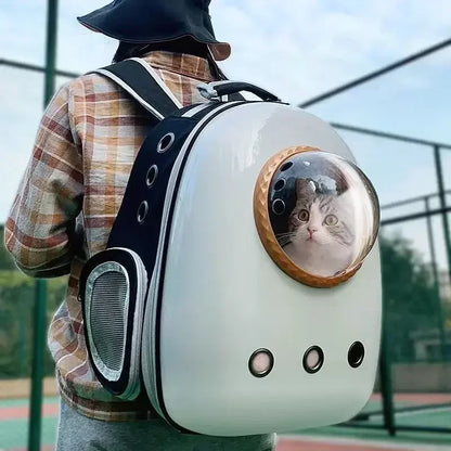 Cat bag portable cat backpack pet space capsule bag dog backpack cat cage book bag cat supplies