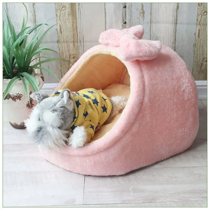 Pet Dog House Warm Dog Bed Kennel Soft Puppy Cushion Cat Nest Dogs Basket Chihuahua Teddy Bed For Small Medium Dogs Pet Supplier