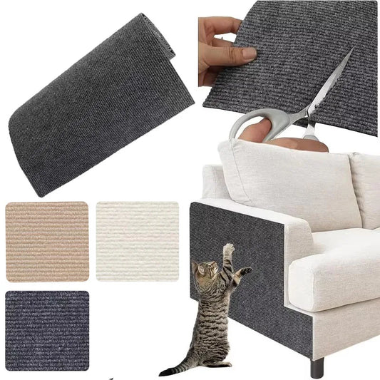 Cat Scratching Mat Board Anti Cat Scratch Sofa Self Adhesive Mat Trimmable Cat Scratching Post Carpet Furniture Protection