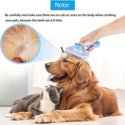 Dog Hair Remover Brush Cat Comb Grooming Massage Brush for Shedding Grooming Pet Removes Hairs Cleaning Bath Brush Dog Supplies