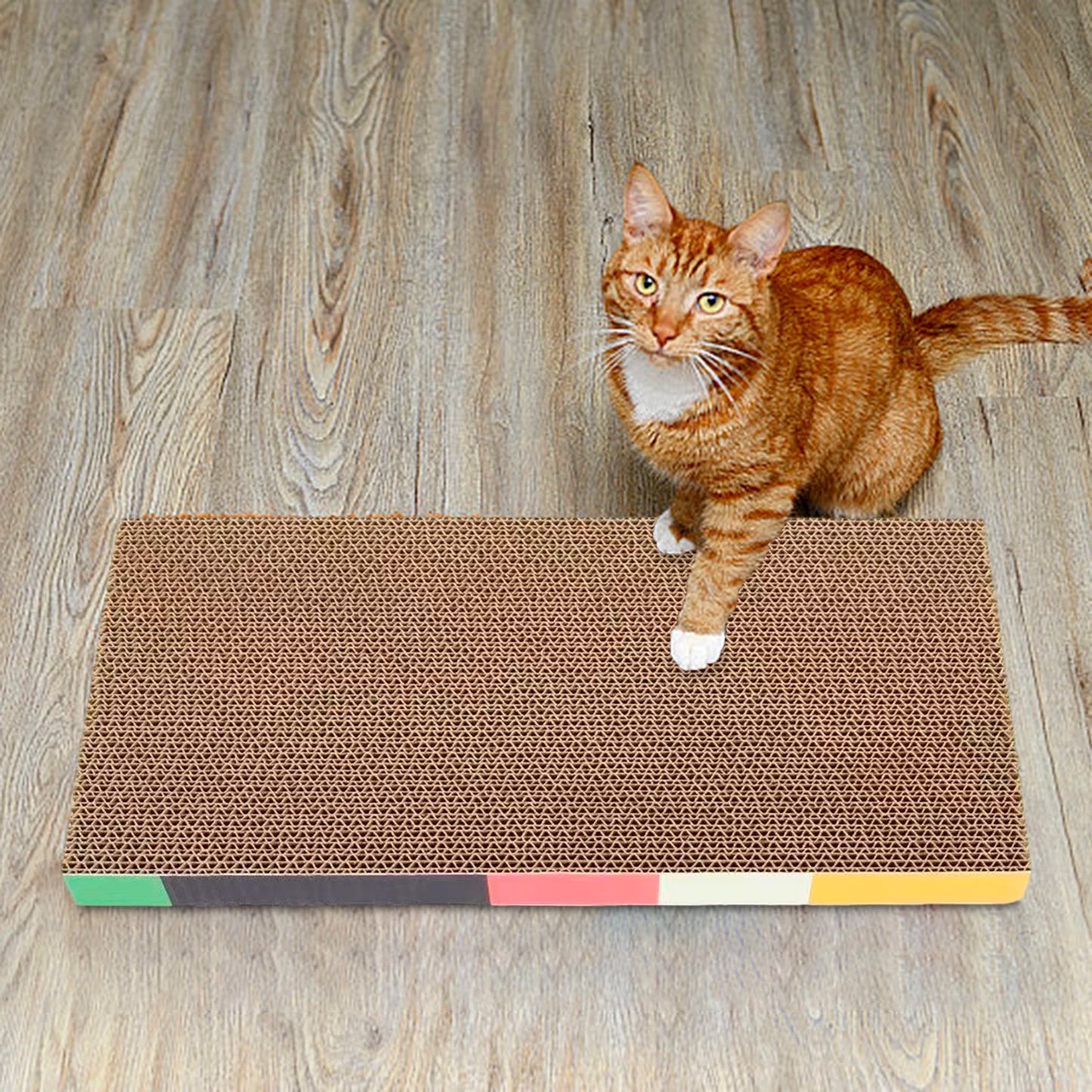 Cat Scratching Board Bed Cat Scratchers Cardboard Cat Scratch Pad Nest for Sleeping Playing Grinding Small Medium Large Cats