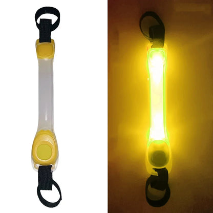 Waterproof Dog Anti-Lost Safety Glowing Collar,Multi-Color Pendants and Outdoor-Ready Flashing LED Light Strip, Night Visibility