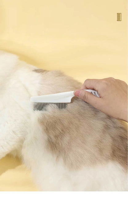 Pet Flea Comb Dog Cat Grooming Care Comb Cat Hair Removal Massage Comb Pet Grooming Portable Tools