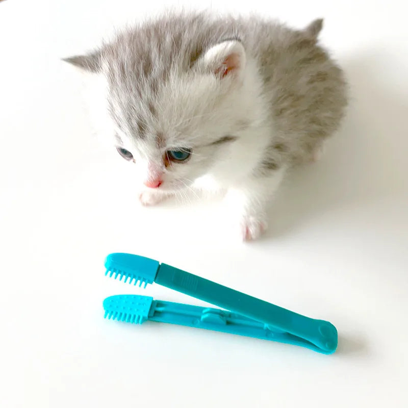 Dog Cat Cleaning Supplies Soft Pet Eye Rub Handheld Cats Tear Stains Brush Eye Care Pets Cleaning Grooming Tools Cat Accessories