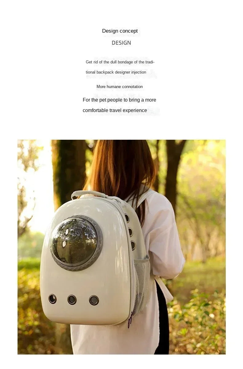 Cat bag portable cat backpack pet space capsule bag dog backpack cat cage book bag cat supplies