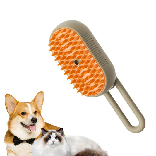 Cat Steamy Brush For Shedding And Grooming 3 in 1 Multifunctional Rechargeable Cleaning Pet Spray Comb For Cat And Dog Massage