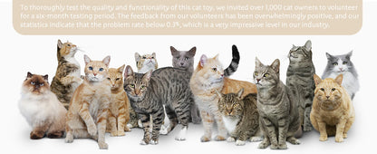 Interactive Cat Toy Automatic Cat Toys for Indoor Cats, 3-in-1 Electric Cat Toy USB Rechargeable, Kitten Toy Cat Exercise Toys