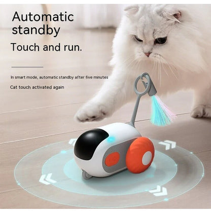 Pet Gravity Cat Smart Interactive Car Toy Automatic Moving Remote Mouse Indoor Kitty Ball Toys Controlled Car for Dogs Playing