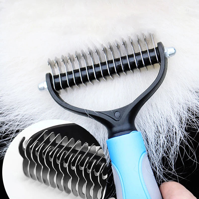 2025 Pet Cat Hair Removal Comb Brush Dog Grooming Shedding Tools Puppy Hair Shedding Trimmer Pet Fur Trimming Dematting Deshedd Combs