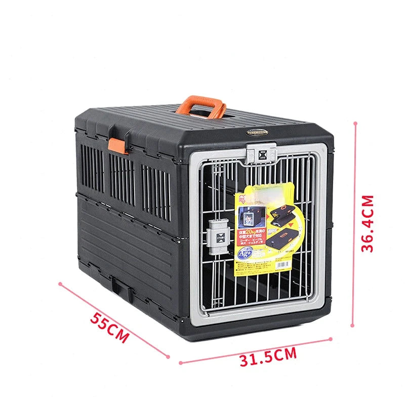 Folding Pet Air Box Dogs Cats Foldable Air Box Cat Cage Removable Dog Stuff Large Space Pet Travel Carrier Pet Supplies