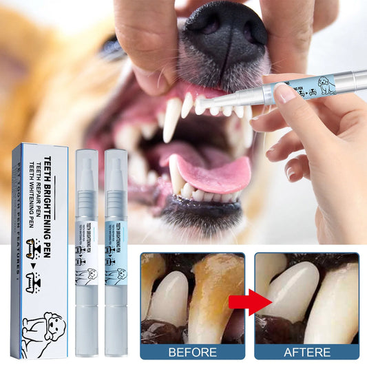 Pets Teeth Cleaning Tools Pet Beauty Toothbrush Clean Kit Tartar Remover Teeth Stones Scraper Dogs Tooth Stains Cleaning Pen