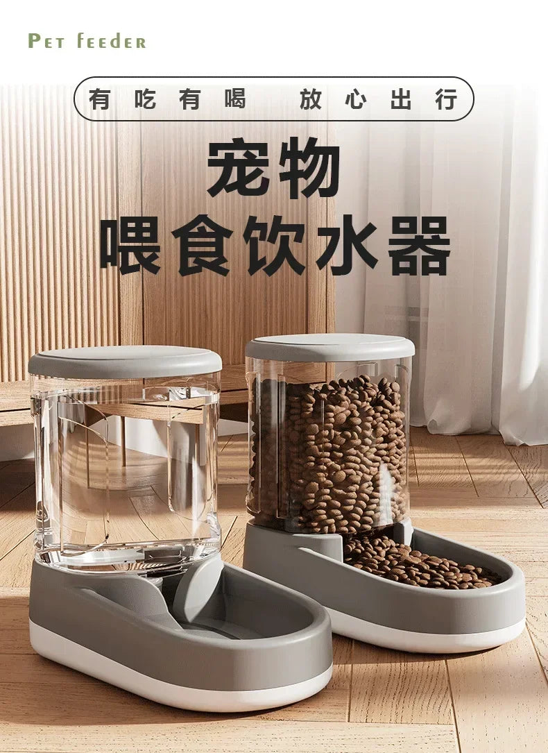 Dog Water Dispenser Cat Automatic Pet Feeder Dog Water Feeding Cat Drinking Water Flowing Water without Inserting Electric