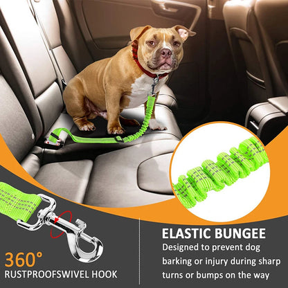 Pet supplies, car seat belts, dog leashes, retractable cushioning, elastic reflective safety ropes, dog leashes