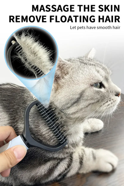 Dog Cat Hair Removal Comb Pet Long Hair Short Hair Pet Grooming Care Brush Trimming Dematting Brush Dog Pet Grooming Equipment