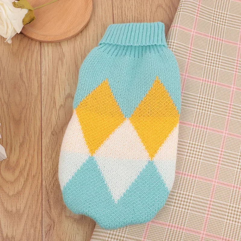 Cat Clothes Gatos Sweater Pet Dog Clothing for Small Medium Puppy Dogs Cats Winter Warm Coat Teddy Pug Jacket Soft Vest New