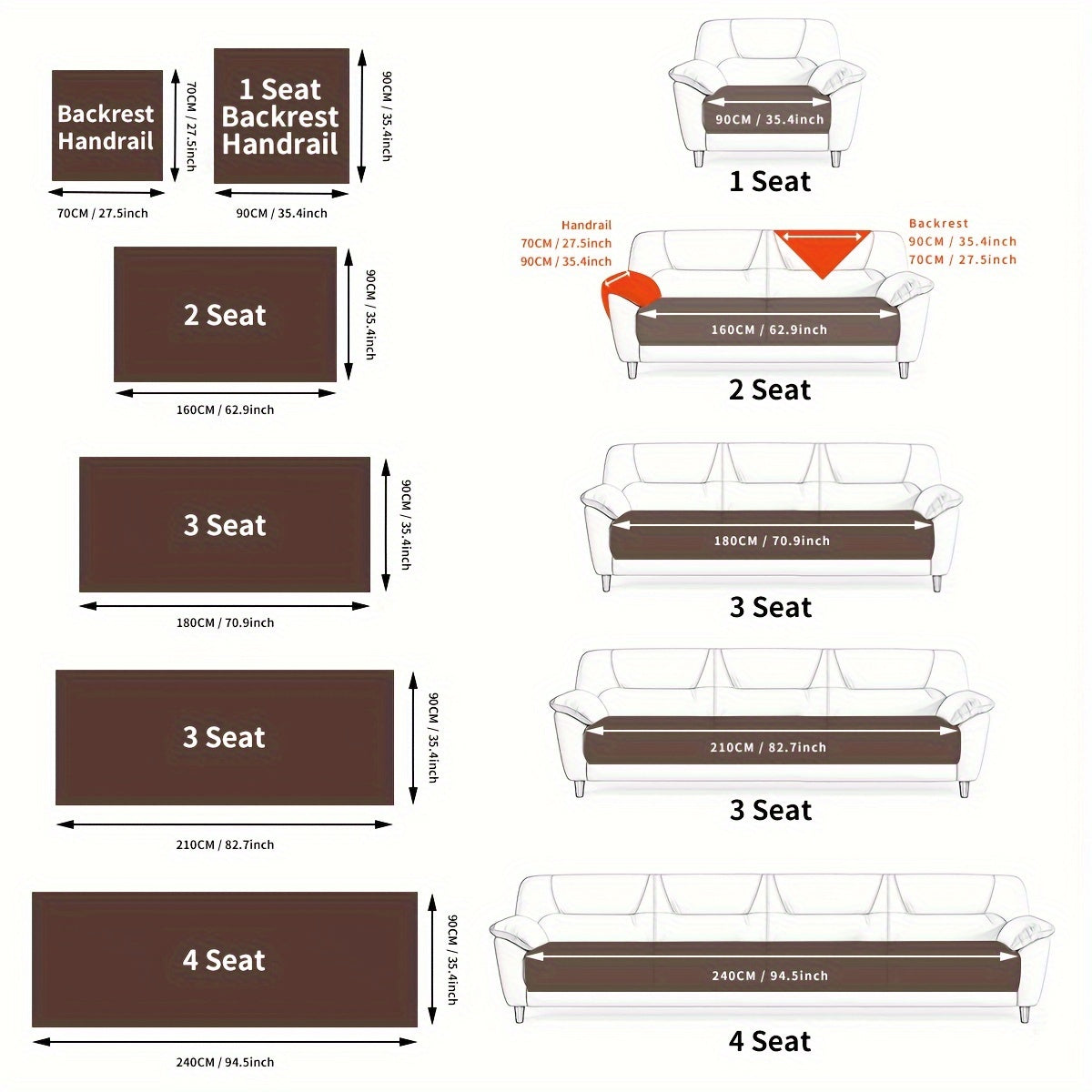 1pc Plush Sofa Slipcover/Pillowcase, Non-slip Sofa Cover, Thickened Couch Cover Four Seasons Universal Furniture Protector For Bedroom Office Living Room Home Decor