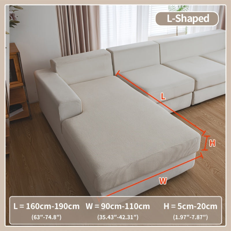 1pc Elastic Four Seasons Universal Stretch Sofa Cover, Simple Modern Style Non-slip Sofa Slipcover, Living Room Sofa Protector Couch Cover Suitable For Office Home Decor