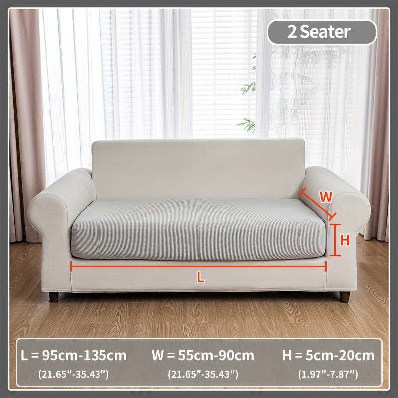 1pc Elastic Four Seasons Universal Stretch Sofa Cover, Simple Modern Style Non-slip Sofa Slipcover, Living Room Sofa Protector Couch Cover Suitable For Office Home Decor