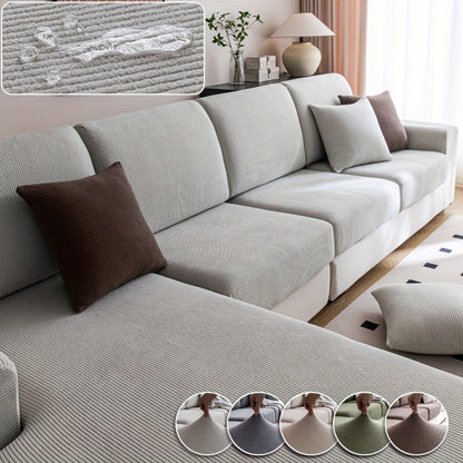 1pc Elastic Four Seasons Universal Stretch Sofa Cover, Simple Modern Style Non-slip Sofa Slipcover, Living Room Sofa Protector Couch Cover Suitable For Office Home Decor