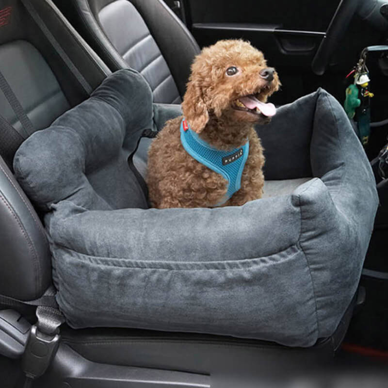 Safe Dog Car Seat "Cloud Nine" With Tether Strap