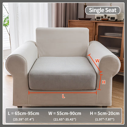 1pc Elastic Four Seasons Universal Stretch Sofa Cover, Simple Modern Style Non-slip Sofa Slipcover, Living Room Sofa Protector Couch Cover Suitable For Office Home Decor