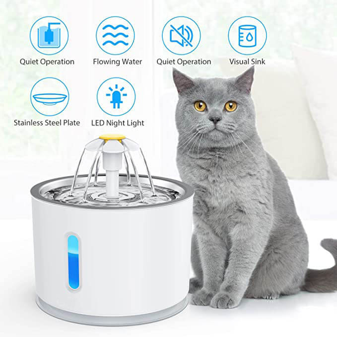 Aerb Water Fountain For Cat And Small Dog