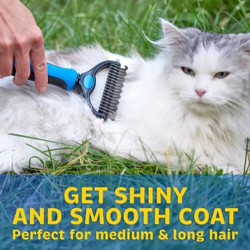 2 in 1 Deshedding & Undercoat Grooming Brush